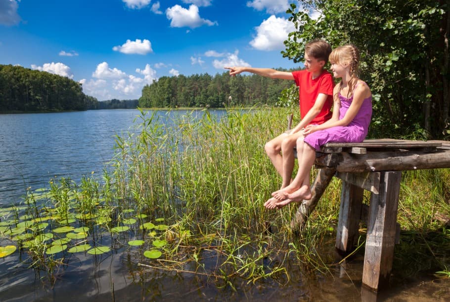 Nächster Fluss oder See