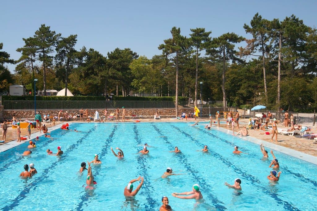 Park wodny w pobliżu