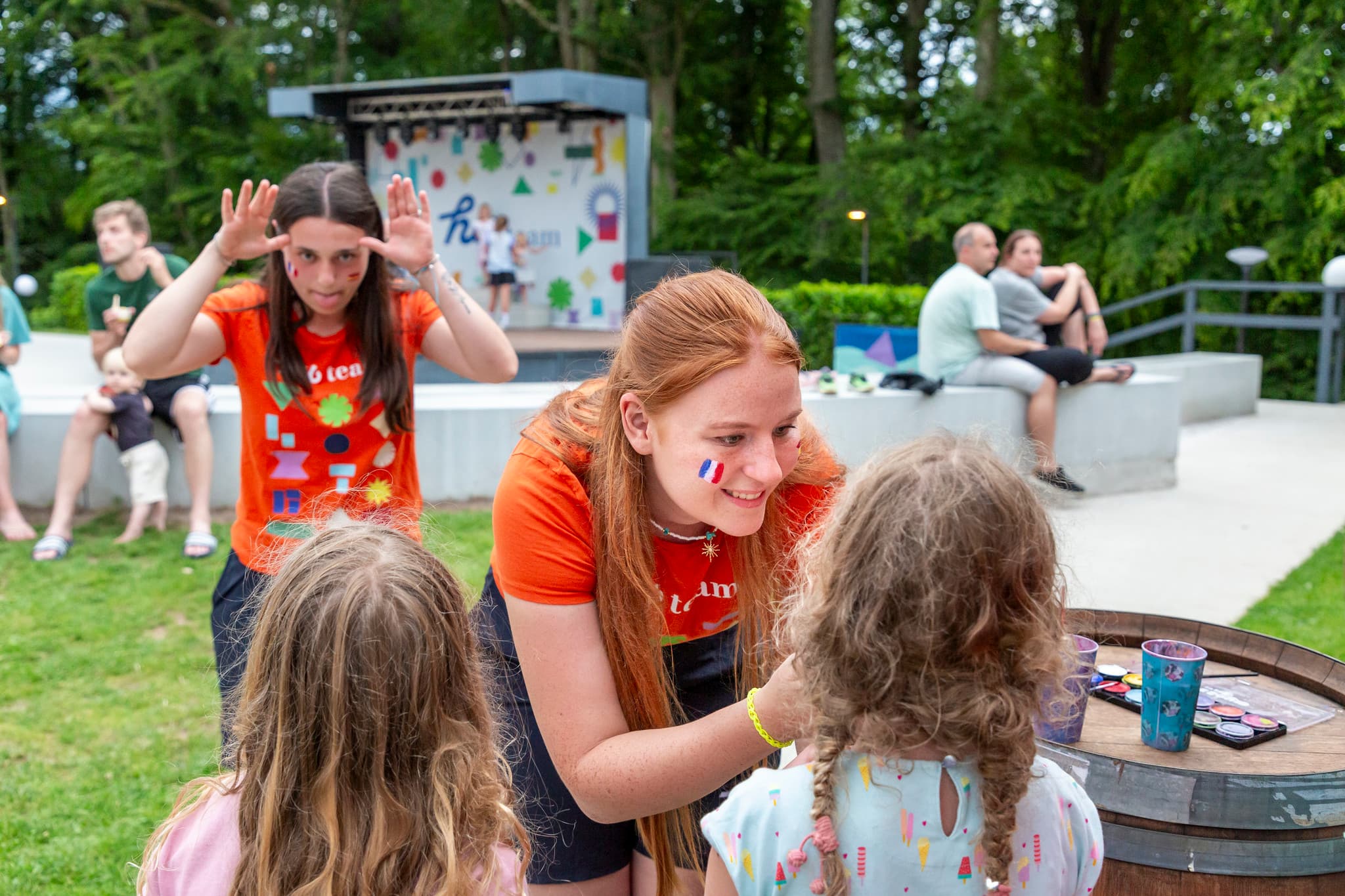 With young children in Luxembourg