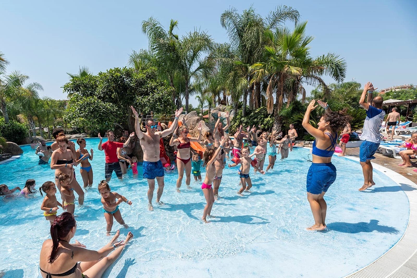 With young children on the Costa Dorada