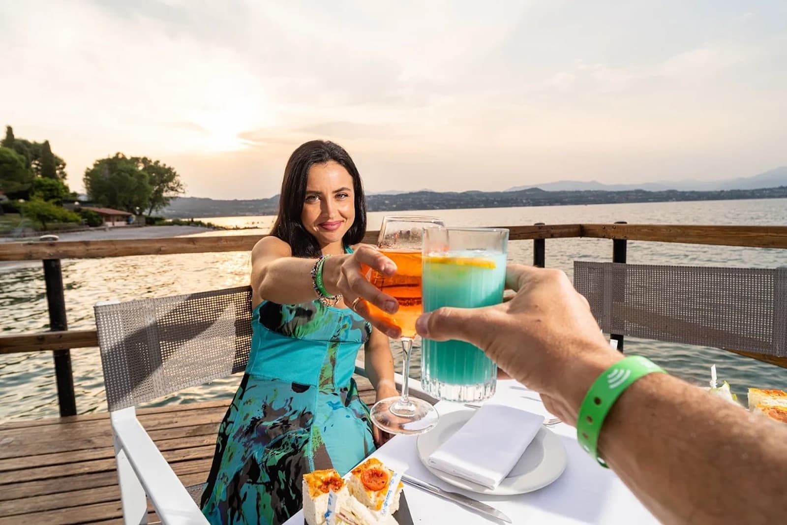 As a couple on Lake Garda